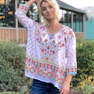 Johnny Was Sandra Blouse